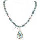 Handmade Certified Authentic Navajo .925 Sterling Silver Natural Turquoise Native American Necklace 390844252004