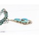 Handmade Certified Authentic Navajo .925 Sterling Silver Natural Turquoise Native American Necklace 390844252004
