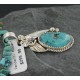 Handmade Certified Authentic Navajo .925 Sterling Silver Natural Turquoise Native American Necklace & Pendant 370914186056