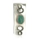 Handmade Certified Authentic Navajo .925 Sterling Silver Natural Turquoise Native American Nickel Money Clip 10533-11