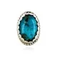 Handmade Certified Authentic Navajo .925 Sterling Silver Natural Turquoise Native American Ring  16934