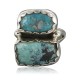 Handmade Certified Authentic Navajo .925 Sterling Silver Natural Turquoise Native American Ring 370914017978 Handmade Certified Authentic Navajo .925 Sterling Silver Natural Turquoise Native American Ring 370914017978