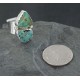 Handmade Certified Authentic Navajo .925 Sterling Silver Natural Turquoise Native American Ring  370916895175