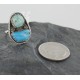 Handmade Certified Authentic Navajo .925 Sterling Silver Natural Turquoise Native American Ring  370954921887