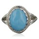 Handmade Certified Authentic Navajo .925 Sterling Silver Natural Turquoise Native American Ring  370955181756