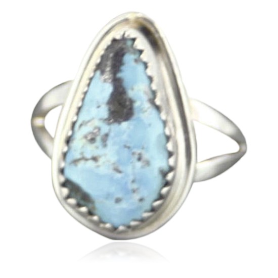 Handmade Certified Authentic Navajo .925 Sterling Silver Natural Turquoise Native American Ring  370957249371