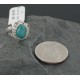 Handmade Certified Authentic Navajo .925 Sterling Silver Natural Turquoise Native American Ring  370958440836