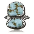 Handmade Certified Authentic Navajo .925 Sterling Silver Natural Turquoise Native American Ring  370979889910