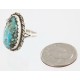 Handmade Certified Authentic Navajo .925 Sterling Silver Natural Turquoise Native American Ring  370986509211