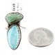 Handmade Certified Authentic Navajo .925 Sterling Silver Natural Turquoise Native American Ring  371005072017