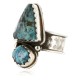 Handmade Certified Authentic Navajo .925 Sterling Silver Natural Turquoise Native American Ring  371007304403