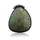 Handmade Certified Authentic Navajo .925 Sterling Silver Natural Turquoise Native American Ring  390684351098