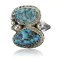Handmade Certified Authentic Navajo .925 Sterling Silver Natural Turquoise Native American Ring  390719058360
