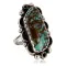 Handmade Certified Authentic Navajo .925 Sterling Silver Natural Turquoise Native American Ring  390749453629