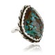 Handmade Certified Authentic Navajo .925 Sterling Silver Natural Turquoise Native American Ring  390751303962