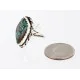 Handmade Certified Authentic Navajo .925 Sterling Silver Natural Turquoise Native American Ring 390751303962 Handmade Certified Authentic Navajo .925 Sterling Silver Natural Turquoise Native American Ring 390751303962