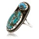 Handmade Certified Authentic Navajo .925 Sterling Silver Natural Turquoise Native American Ring  390778391048