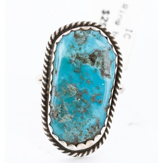Handmade Certified Authentic Navajo .925 Sterling Silver Natural Turquoise Native American Ring 390786354436 Handmade Certified Authentic Navajo .925 Sterling Silver Natural Turquoise Native American Ring 390786354436