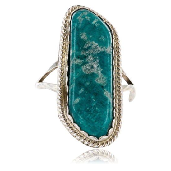 Handmade Certified Authentic Navajo .925 Sterling Silver Natural Turquoise Native American Ring 390837176495 Handmade Certified Authentic Navajo .925 Sterling Silver Natural Turquoise Native American Ring 390837176495