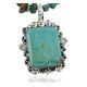 Handmade Certified Authentic Navajo .925 Sterling Silver NaturalONE Mountain Turquoise Native American Necklace 370911843682