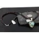 Handmade Certified Authentic Navajo .925 Sterling Silver Rough Turquoise Native American Necklace 390747411013