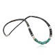 Handmade Certified Authentic Navajo .925 Sterling Silver Spiny Oyster and Turquoise Graduated Heishi Native American Necklace 370922209464 Handmade Certified Authentic Navajo .925 Sterling Silver Spiny Oyster and Turquoise Graduated Heishi Native American Necklace 370922209464