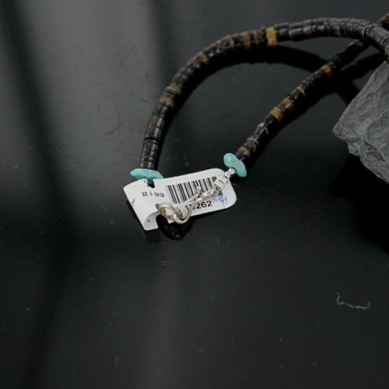 Handmade Certified Authentic Navajo .925 Sterling Silver Spiny Oyster, Turquoise and Graduated Heishi Native American Necklace 390680374969 Handmade Certified Authentic Navajo .925 Sterling Silver Spiny Oyster, Turquoise and Graduated Heishi Native American Necklace 390680374969