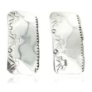 Handmade Certified Authentic Navajo .925 Sterling Silver Stud Native American Earrings 24374