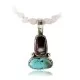 Handmade Certified Authentic Navajo .925 Sterling Silver Turquoise and PURPLE Spiny Oyster Native American Necklace 390851756423 Handmade Certified Authentic Navajo .925 Sterling Silver Turquoise and PURPLE Spiny Oyster Native American Necklace 390851756423