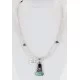 Handmade Certified Authentic Navajo .925 Sterling Silver Turquoise and PURPLE Spiny Oyster Native American Necklace 390851756423 Handmade Certified Authentic Navajo .925 Sterling Silver Turquoise and PURPLE Spiny Oyster Native American Necklace 390851756423