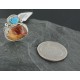 Handmade Certified Authentic Navajo .925 Sterling Silver Turquoise and Spiny Oyster Native American Ring 390714242990 Handmade Certified Authentic Navajo .925 Sterling Silver Turquoise and Spiny Oyster Native American Ring 390714242990