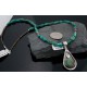 Handmade Certified Authentic Navajo .925 Sterling Silver  Turquoise Native American Necklace 370838744995