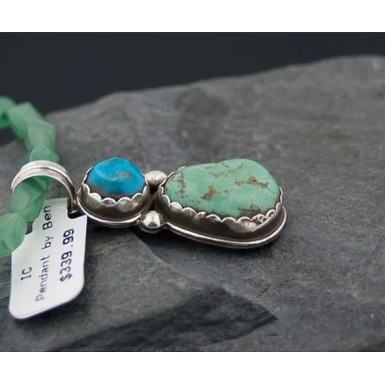 Handmade Certified Authentic Navajo .925 Sterling Silver Turquoise Native American Necklace 370856206166 Handmade Certified Authentic Navajo .925 Sterling Silver Turquoise Native American Necklace 370856206166