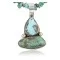 Handmade Certified Authentic Navajo .925 Sterling Silver Turquoise Native American Necklace 370910255564