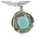 Handmade Certified Authentic Navajo .925 Sterling Silver Turquoise Native American Necklace 370964341687