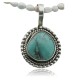 Handmade Certified Authentic Navajo .925 Sterling Silver Turquoise Native American Necklace 370970386601