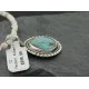 Handmade Certified Authentic Navajo .925 Sterling Silver Turquoise Native American Necklace 370970386601