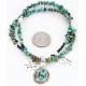 Handmade Certified Authentic Navajo .925 Sterling Silver Turquoise Native American Necklace 371016815919