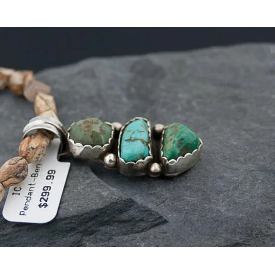 Handmade Certified Authentic Navajo .925 Sterling Silver Turquoise Native American Necklace 390627778131 Handmade Certified Authentic Navajo .925 Sterling Silver Turquoise Native American Necklace 390627778131