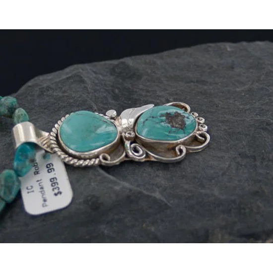 Handmade Certified Authentic Navajo .925 Sterling Silver Turquoise Native American Necklace 390653416620 Handmade Certified Authentic Navajo .925 Sterling Silver Turquoise Native American Necklace 390653416620