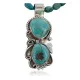 Handmade Certified Authentic Navajo .925 Sterling Silver Turquoise Native American Necklace 390653416620 Handmade Certified Authentic Navajo .925 Sterling Silver Turquoise Native American Necklace 390653416620