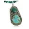 Handmade Certified Authentic Navajo .925 Sterling Silver Turquoise Native American Necklace 390661995864