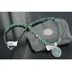 Handmade Certified Authentic Navajo .925 Sterling Silver Turquoise Native American Necklace 390666087324