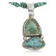 Handmade Certified Authentic Navajo .925 Sterling Silver Turquoise Native American Necklace 390685803546