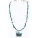 Handmade Certified Authentic Navajo .925 Sterling Silver  Turquoise Native American Necklace 390774845420