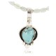 Handmade Certified Authentic Navajo .925 Sterling Silver Turquoise Native American Necklace 390785612604