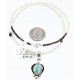 Handmade Certified Authentic Navajo .925 Sterling Silver Turquoise Native American Necklace 390785612604