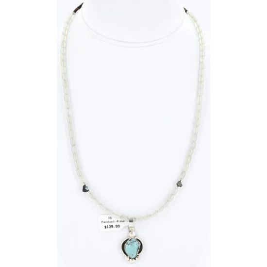 Handmade Certified Authentic Navajo .925 Sterling Silver Turquoise Native American Necklace 390785612604 Handmade Certified Authentic Navajo .925 Sterling Silver Turquoise Native American Necklace 390785612604