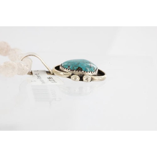 Handmade Certified Authentic Navajo .925 Sterling Silver Turquoise Native American Necklace 390786340866 Handmade Certified Authentic Navajo .925 Sterling Silver Turquoise Native American Necklace 390786340866