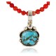 Handmade Certified Authentic Navajo .925 Sterling Silver Turquoise Native American Necklace 390792703752